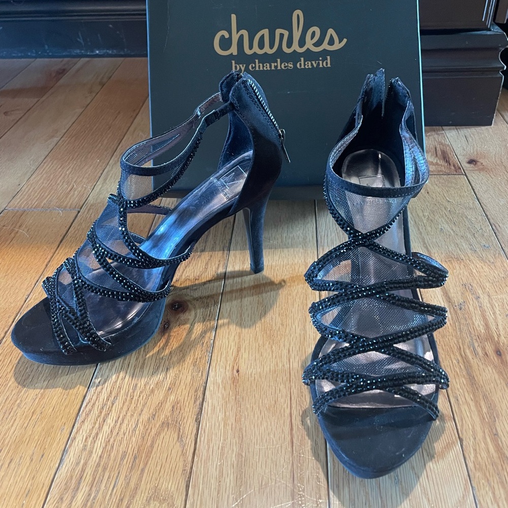 Black high heels
